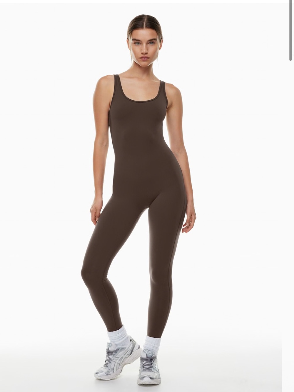 Aritzia TNA “Shake-It Jumpsuit” Brown Size Small